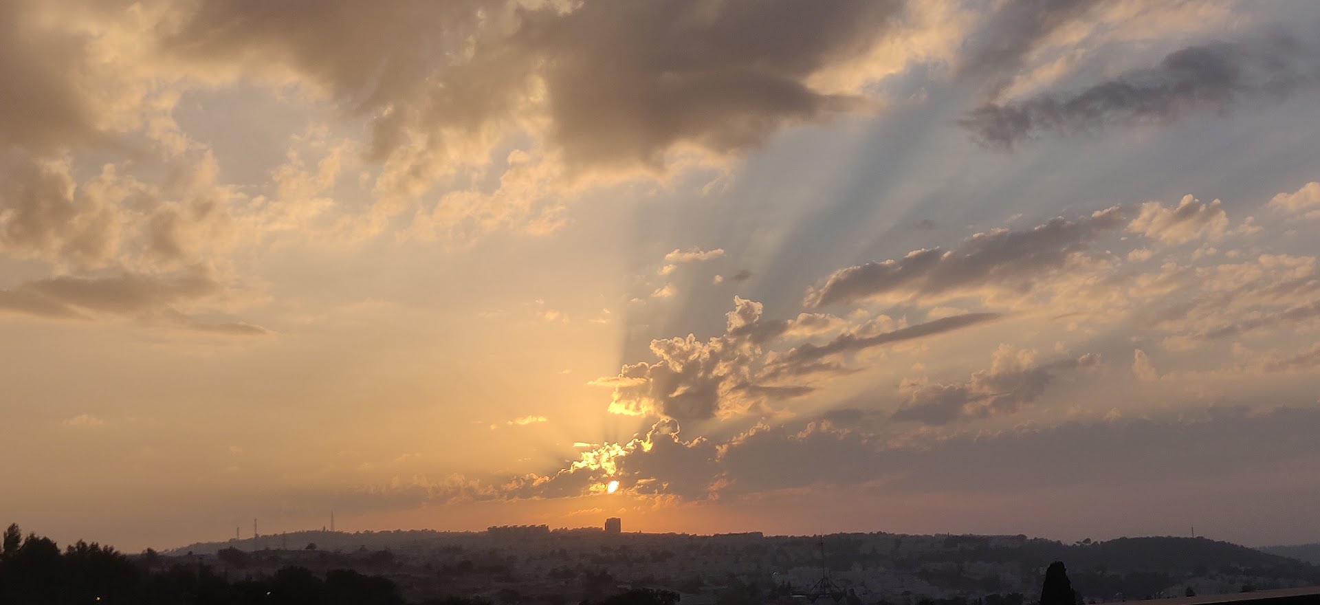 Jerusalem at sunset